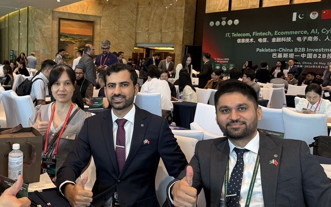 Salman Nasir at the Pakistan-China B2B Investment Conference in Hangzhou, China